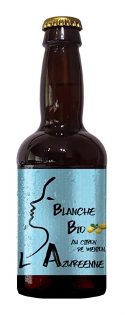 Bière blanche bio au citron de Menton